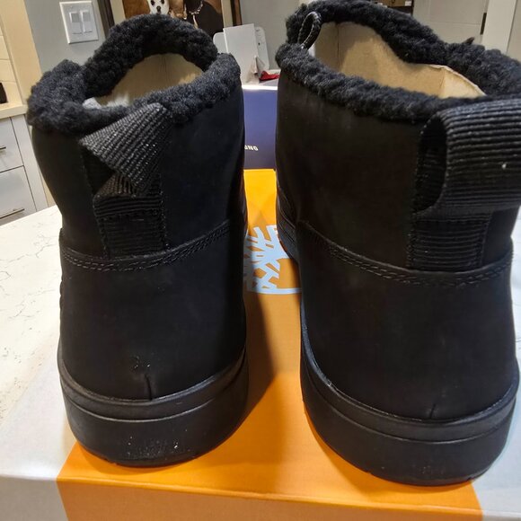 Timberland Men's Davis Square Solid Black Chukka Shoe Size 10 Boot Lined NEW - Picture 6 of 13